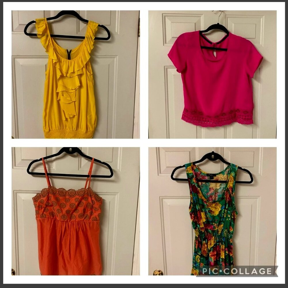 Bundle of Four Summer Tops in Size Small